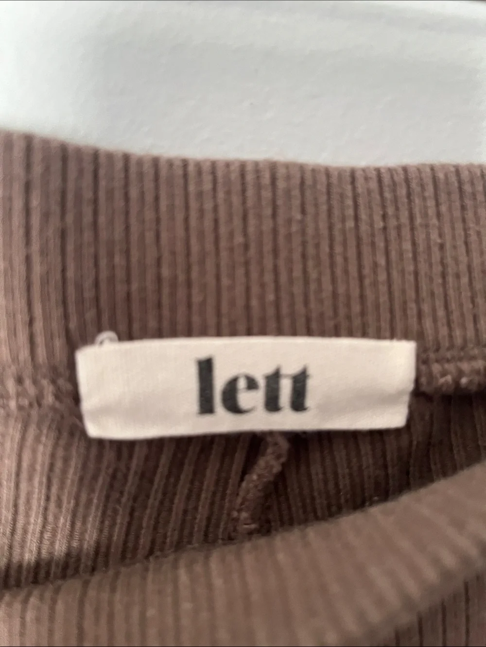 Lett comfortable ribbed